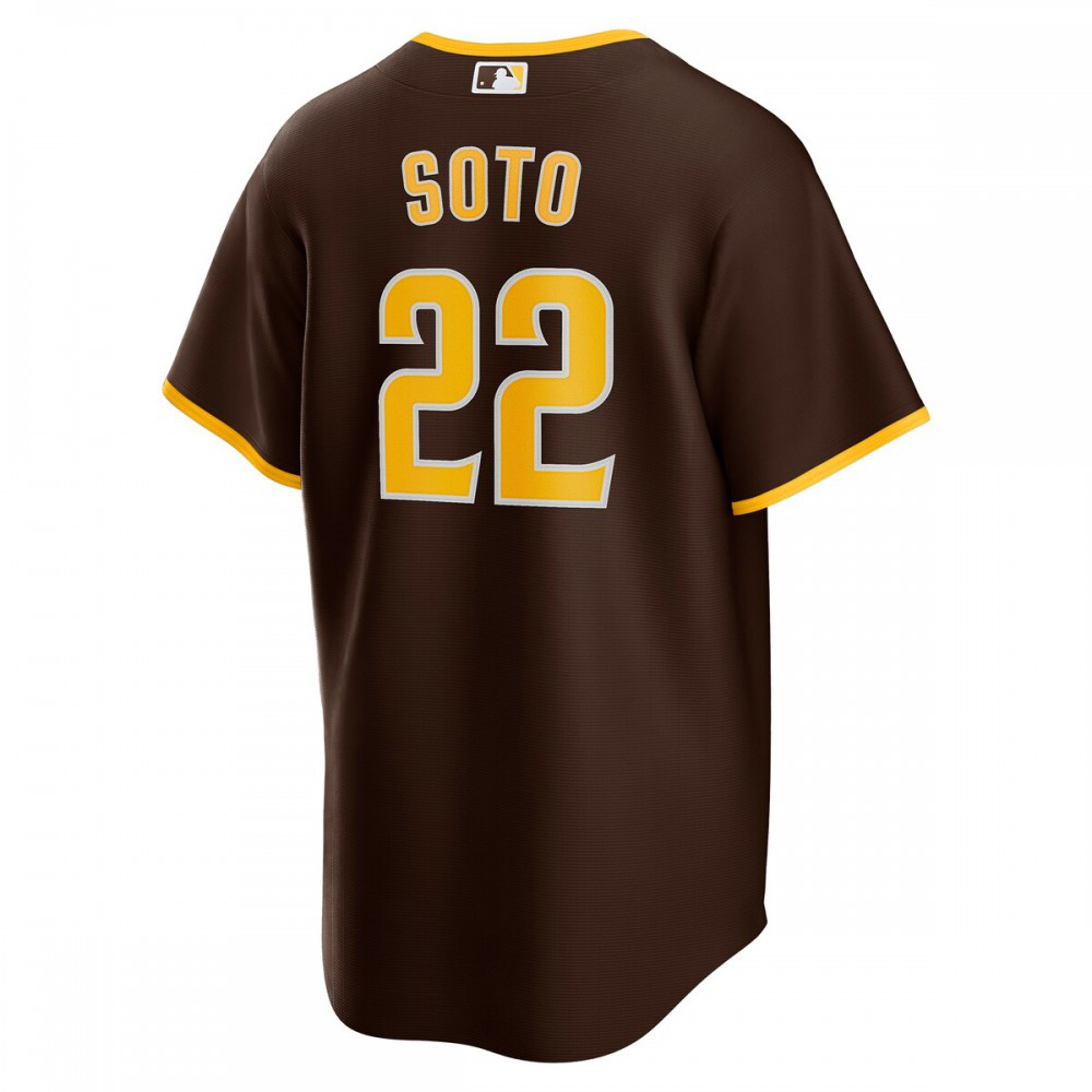 Juan Soto San Diego Padres Road Replica Player Jersey - Brown-Pro Kit Vault | Brand New 26/27 Sports Jerseys